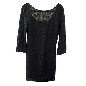 Lilly Pulitzer Black Lace Dress